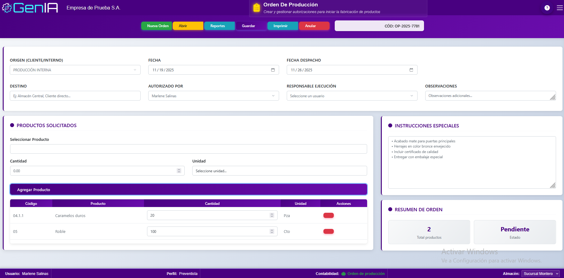 Sistema de Inventarios